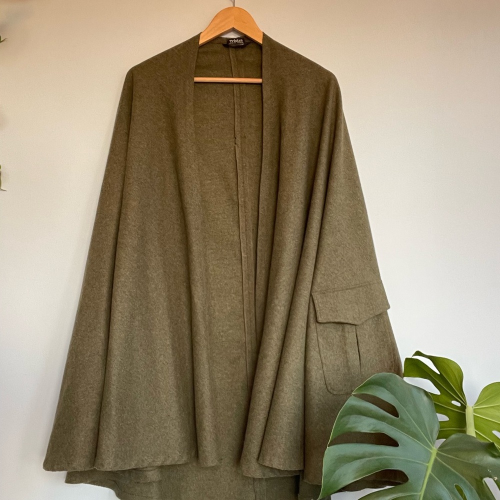 Canadian made wool cape.